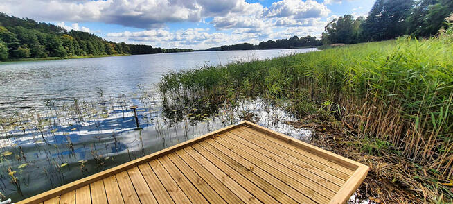 Działka z WZ 150 metrów od linii brzegowej J.Dłużec