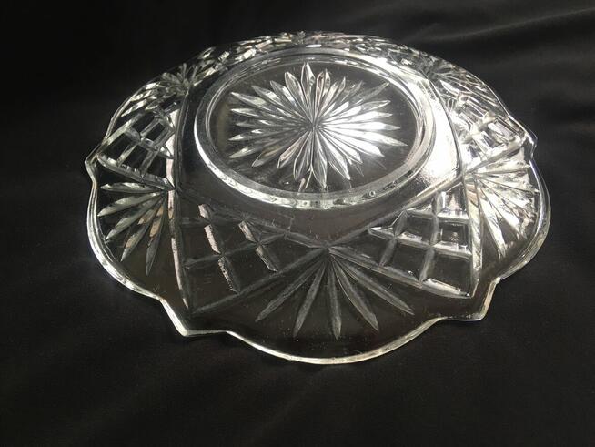 PRL stara patera Hortensja szkło