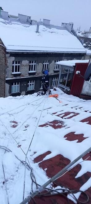 Odśnieżanie dachów Kraków