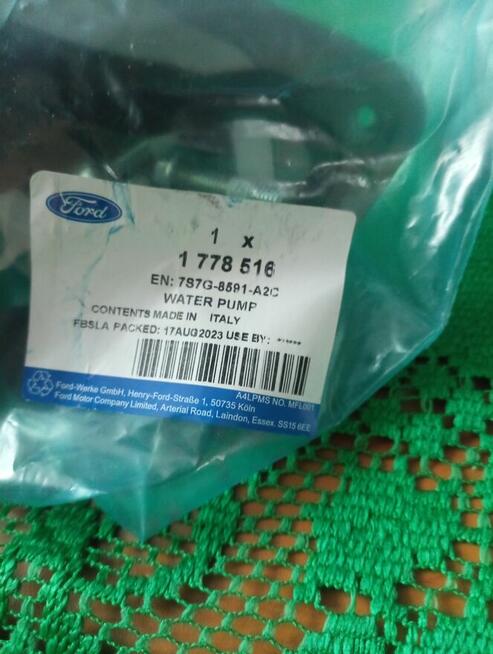 Komplet rozrządu ford z pompą wody 2045356