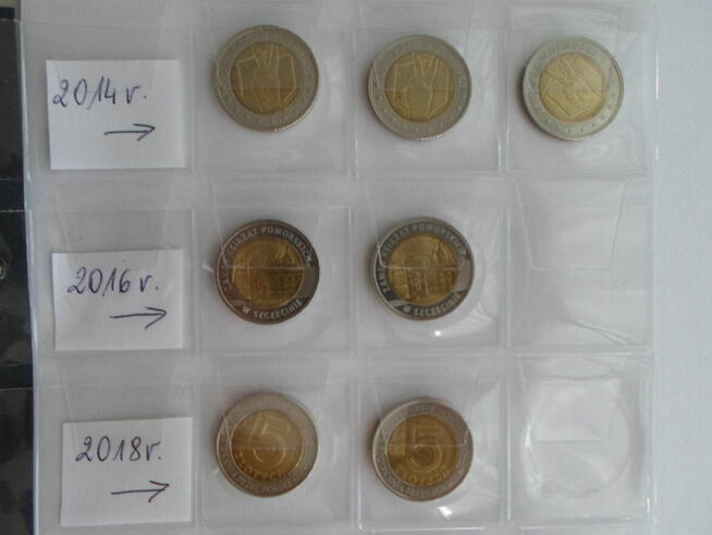 Sprzedam monety 2 i 5 zł