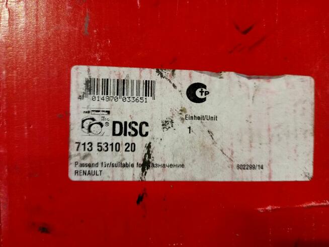 FAG Tarcza hamulcowa 713 5310 20