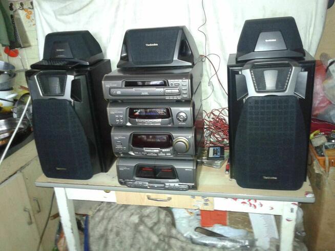 Wieża TECHNICS EH 600 z pilotem KINO DOMOWE