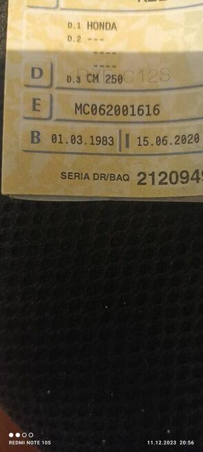 Motocykl z ub. wieku