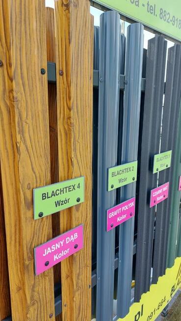 Sztachety na ogrodzenie w drugim gatunku metalowe powlekane