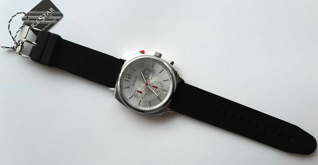 Nowy męski zegarek IceStar, duża koperta. Z pudełkiem prezen