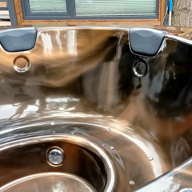 Balia ogrodowa elektryczna/ jacuzzi / akryl / thermowood