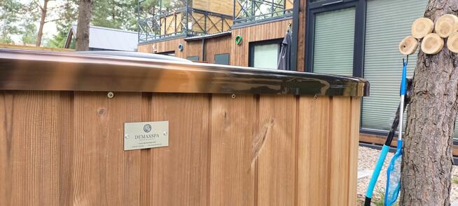 Balia ogrodowa elektryczna/ jacuzzi / akryl / thermowood