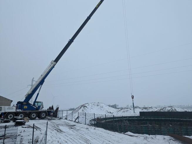 usługi dźwigiem do 110 t.Żuraw, podnośnik koszowy 35 metrów