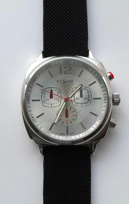 Nowy męski zegarek IceStar, duża koperta. Z pudełkiem prezen