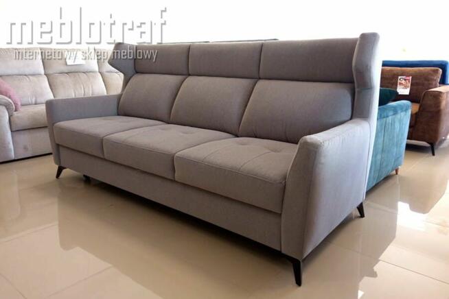 *Sofa WIND 4os.rozkładana- ekskluzywna tkanina-od ręki