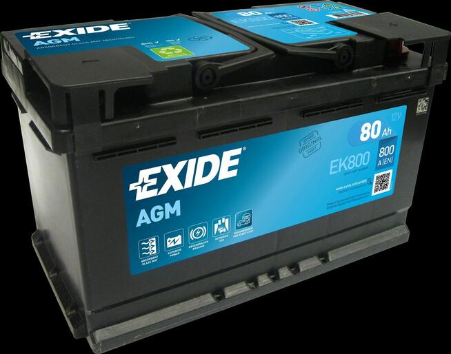 Akumulator Exide AGM start&stop EK800 80Ah 800A EN