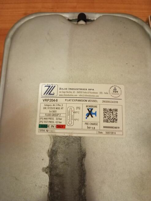 Naczynko przeponowe do IMMERGAS NICE STAR 24ErP !