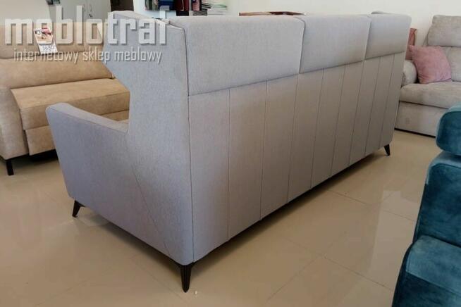 *Sofa WIND 4os.rozkładana- ekskluzywna tkanina-od ręki