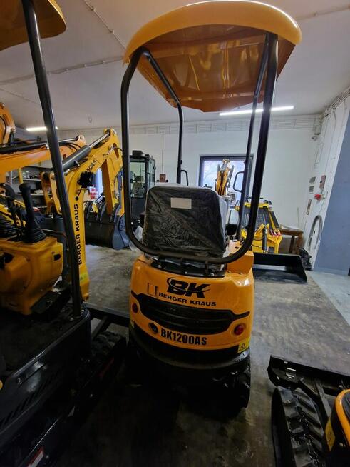 Mini koparka Berger Kraus BK1200AS silnik KUBOTA + osprzęt