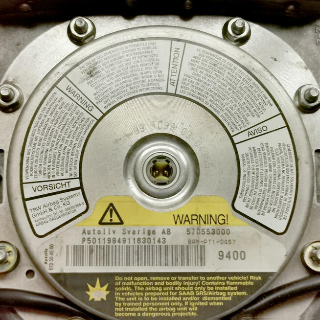 Saab 9-3 I 9-5 I kierownica multifunkcyjna - 90 zł.