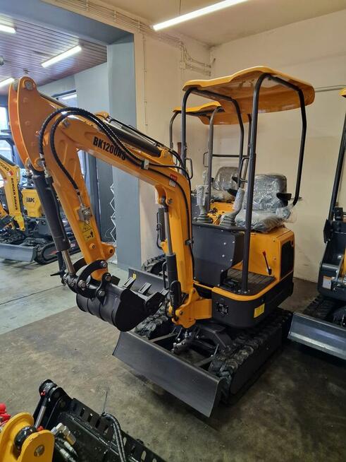 Mini koparka Berger Kraus BK1200AS silnik KUBOTA + osprzęt