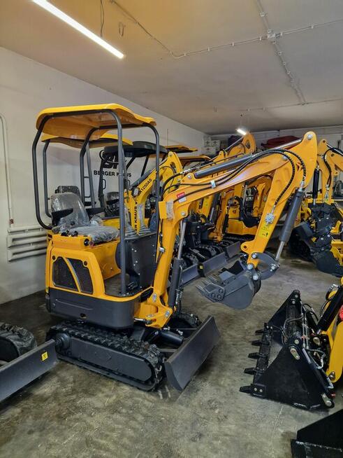 Mini koparka Berger Kraus BK1200AS silnik KUBOTA + osprzęt
