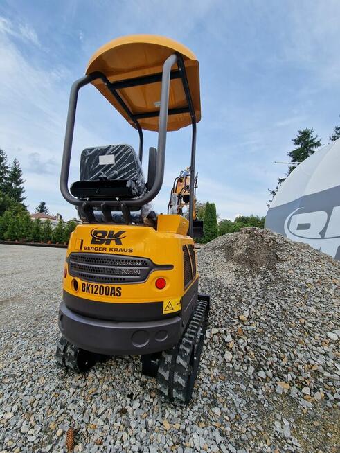 Mini koparka Berger Kraus BK1200AS silnik KUBOTA + osprzęt