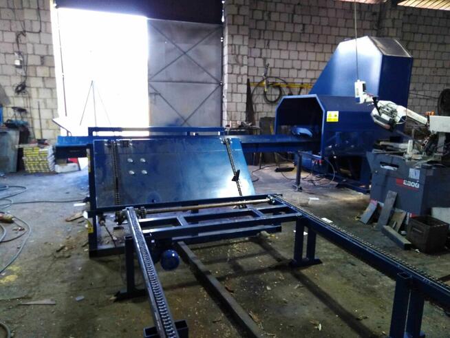 Przecinarka kłód dłużycy tartak producenci palet