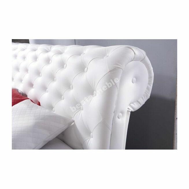 Niesamowita elegancja łóżko CHESTERFIELD 180x200 + materac