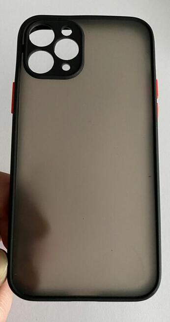 Stylowe, twarde etui do iPhone 11 Pro, przezroczyste i matowe