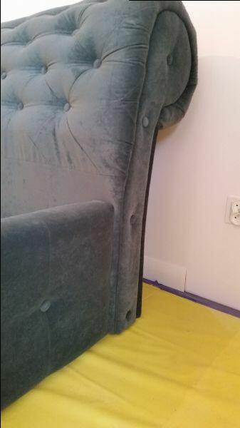 Niesamowita elegancja łóżko CHESTERFIELD 180x200 + materac