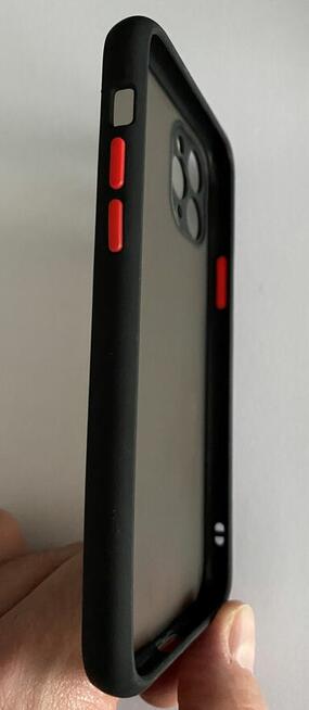 Stylowe, twarde etui do iPhone 11 Pro, przezroczyste i matowe