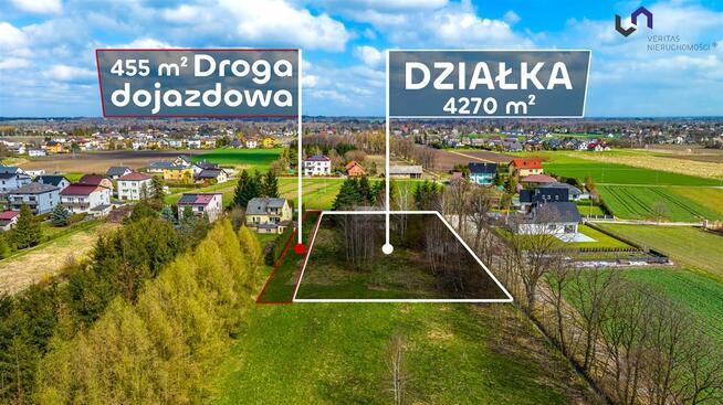 Działka budowlana Kaniów gm. Bestwina, Sosnowicka