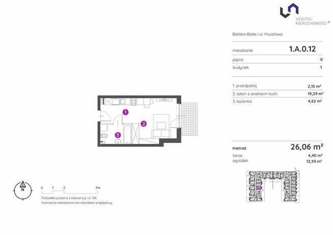 Mieszkanie Bielsko-Biała, Muszlowa