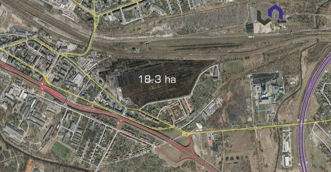 Działka usługowa Gliwice