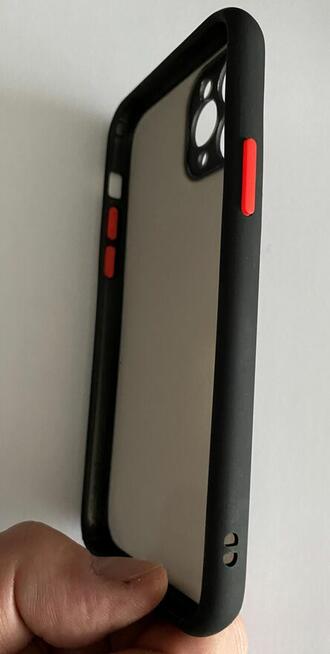 Stylowe, twarde etui do iPhone 11 Pro, przezroczyste i matowe