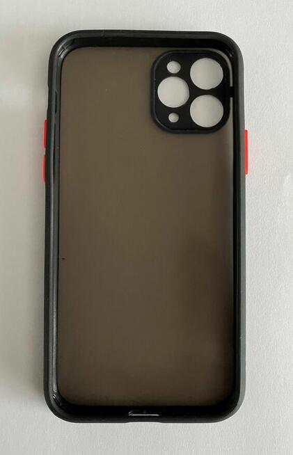 Stylowe, twarde etui do iPhone 11 Pro, przezroczyste i matowe