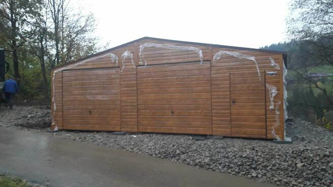 Garaże blaszane, wiaty, hale