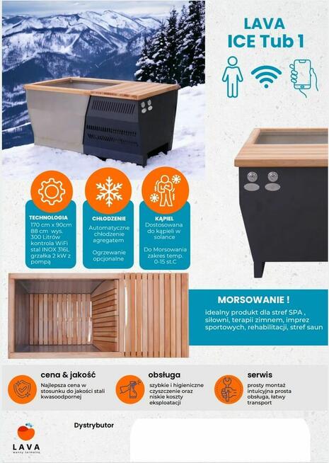 WANNA do morsowania ice tub zimna beczka do sauny spa