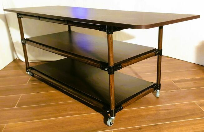 Stolik szafka, RTV Industrialny- loftowy wg. projektu