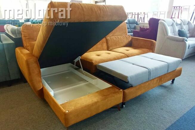 * Narożnik BENETTO funkcja spania ,pojemnik .Raty