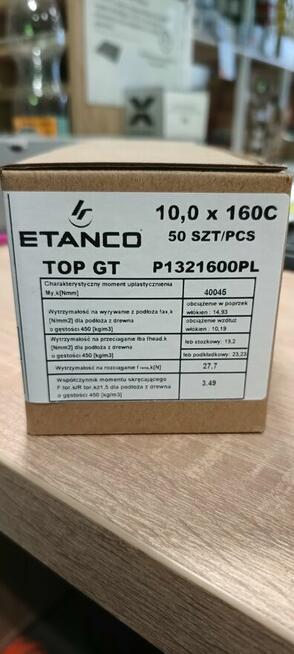 Wkręt ciesielski ETANCO 10,0 x 160c Możliwa wysyłka