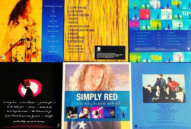 Super Zestaw 5 Płytowy CD SIMPLY RED Wersja Limitowana 5 CD