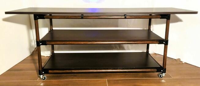 Stolik szafka, RTV Industrialny- loftowy wg. projektu