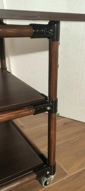 Stolik szafka, RTV Industrialny- loftowy wg. projektu