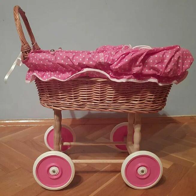 Sanki drewniane z oparciem dla dzieci