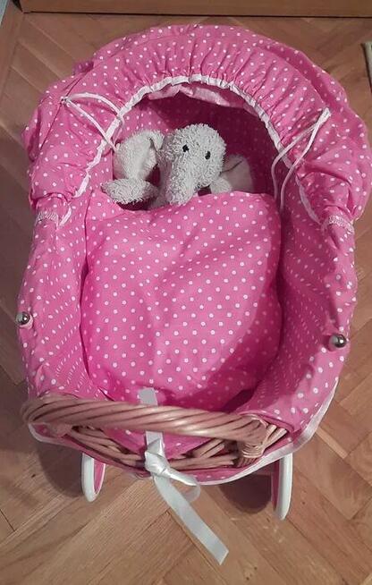 Sanki drewniane z oparciem dla dzieci