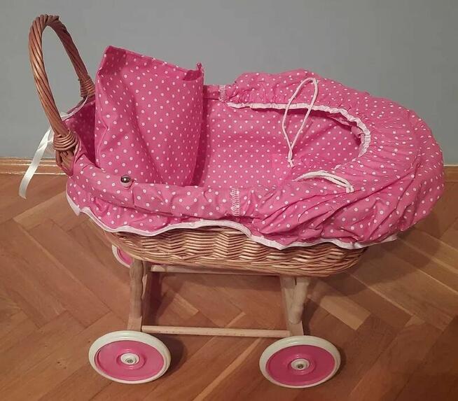 Sanki drewniane z oparciem dla dzieci