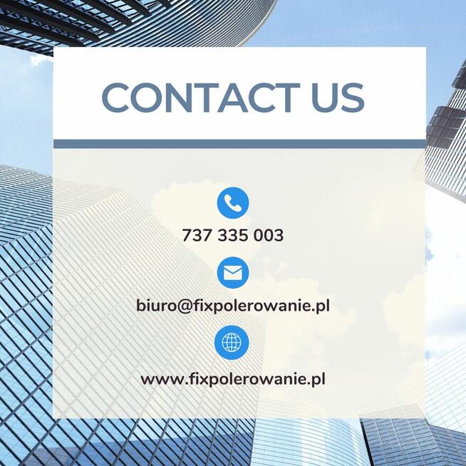 FIX GLASS - Polerowanie szyb - Bielsko-Biała