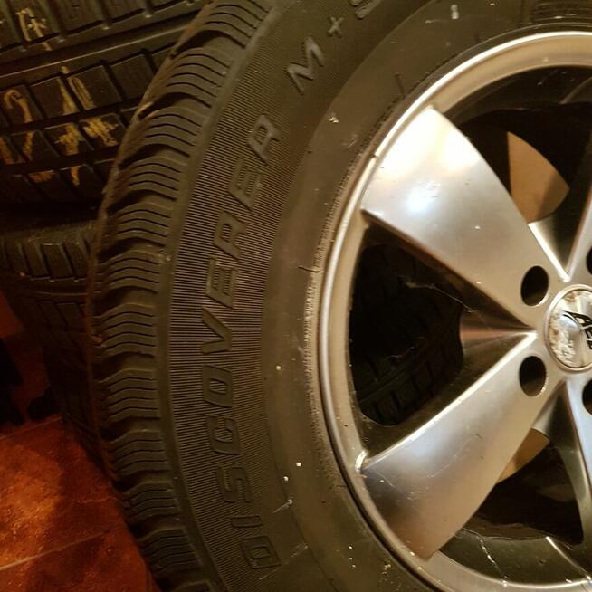 opony zimowe na felgach alu.