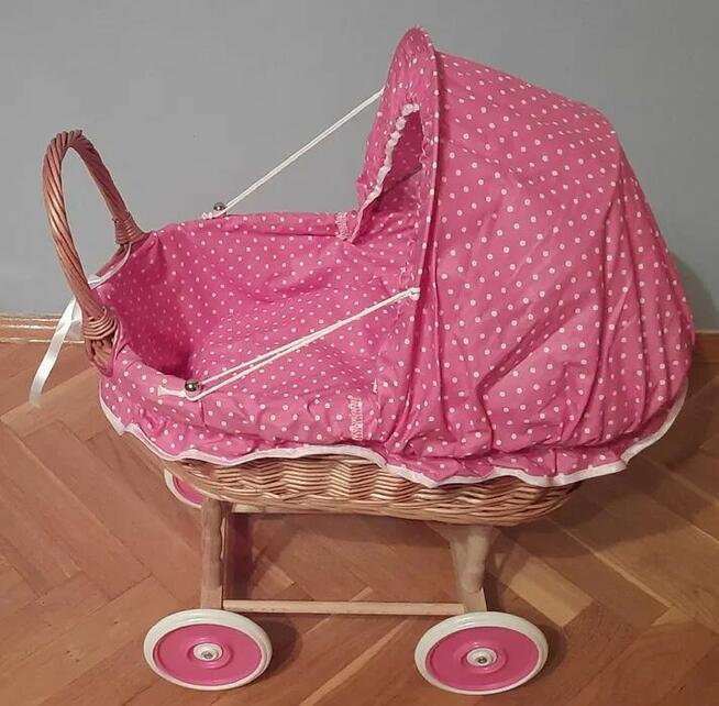 Sanki drewniane z oparciem dla dzieci