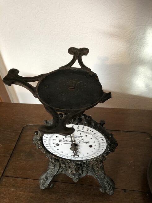 Zabytkowa waga żeliwna 33 cm