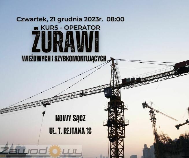 Kurs na żurawia wieżowego/odnowienie