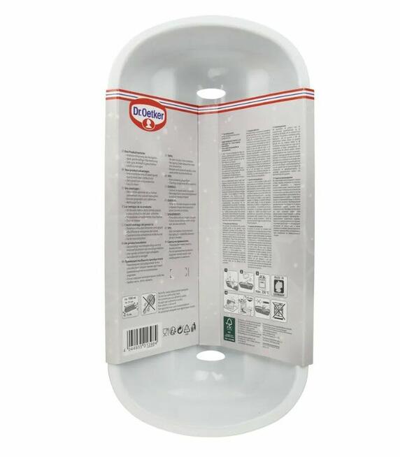 Dr. Oetker Stalowa forma na chałkę keks White Christmas Baki